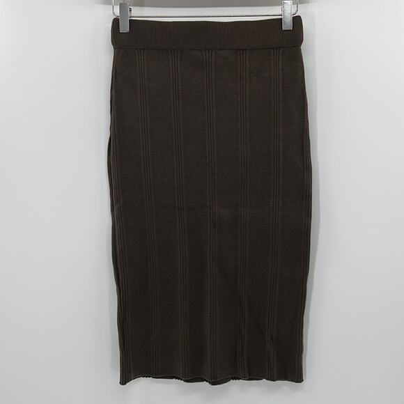 L'AGENCE Jessica Knit Midi Skirt - Juniper - XS - New with tags - Picture 3 of 6
